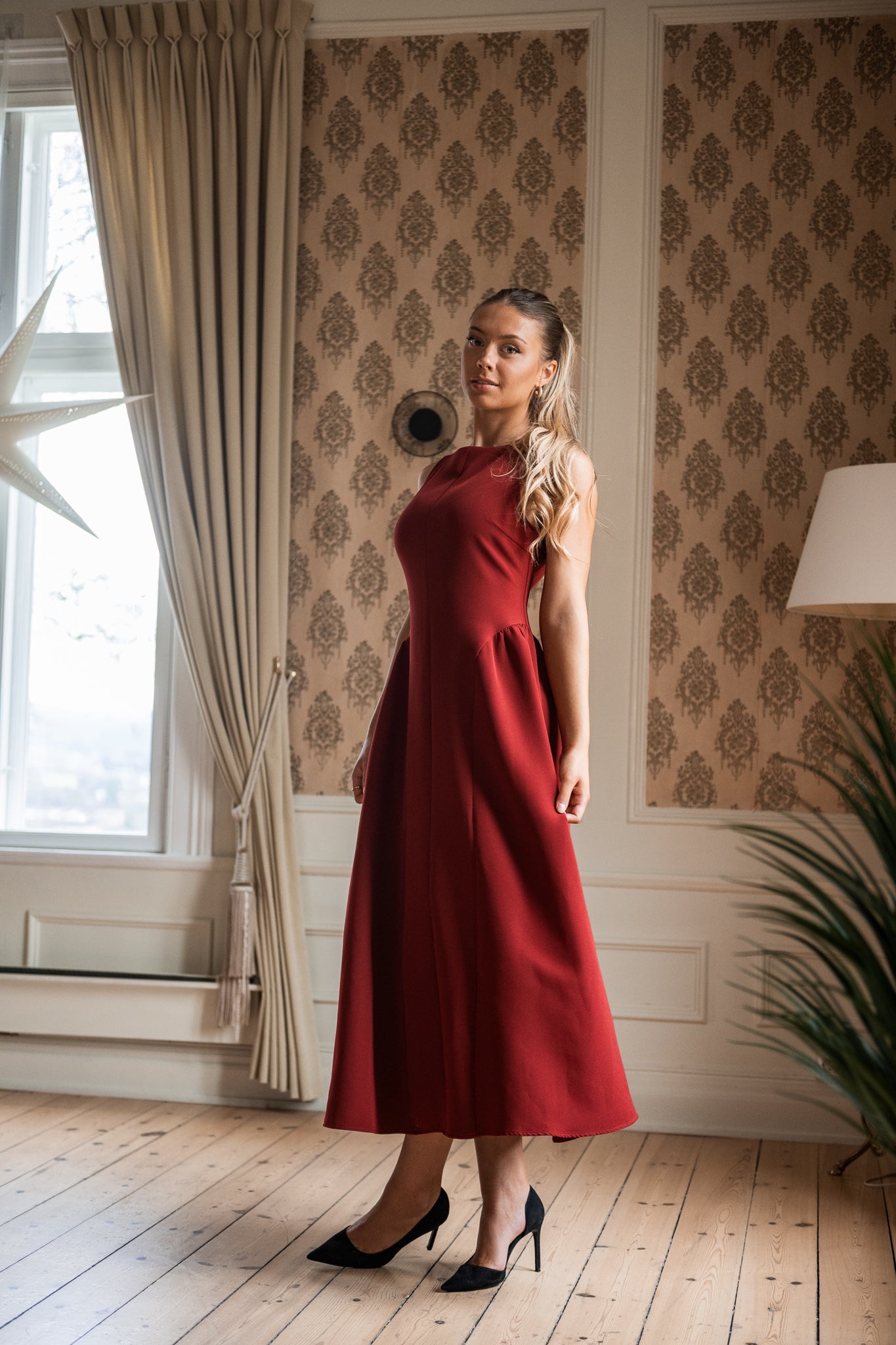 VMSALLY Long Dress - Biking Red